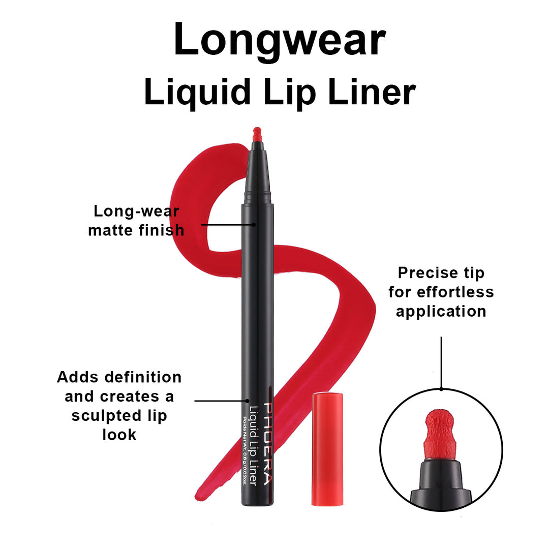 Delineador de labios líquido de larga duración