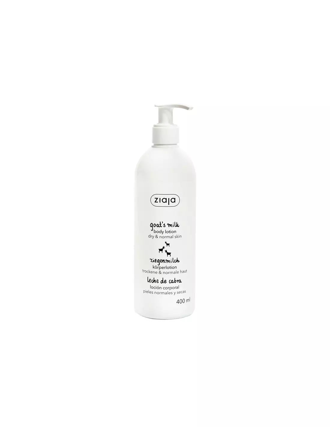 CABRA Loción corporal para piel seca
LECHE DE CABRA Loción corporal para piel seca - Ziaja