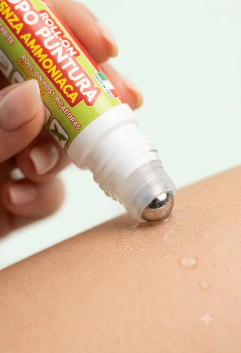 Cosmi Premium Roll-On Post-Picaduras - Alivio Fresco Sin Amoniaco para Mosquitos y Medusas