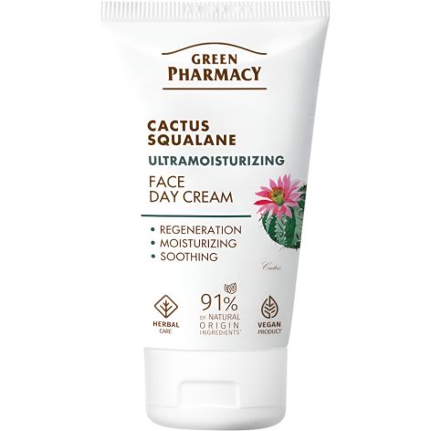 Cactus y escualeno crema facial de día