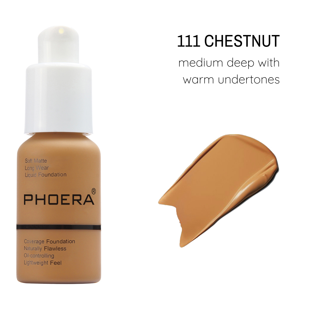Base Liquid Matte - Phoera Makeup Europe