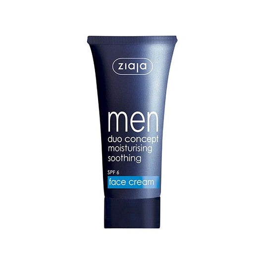 Men duo concept moisturising soothing face cream spf 6