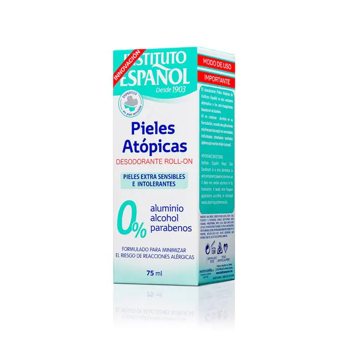 Instituto Español
Deo Rollon Pieles Atopicas
Desodorantes en roll-on