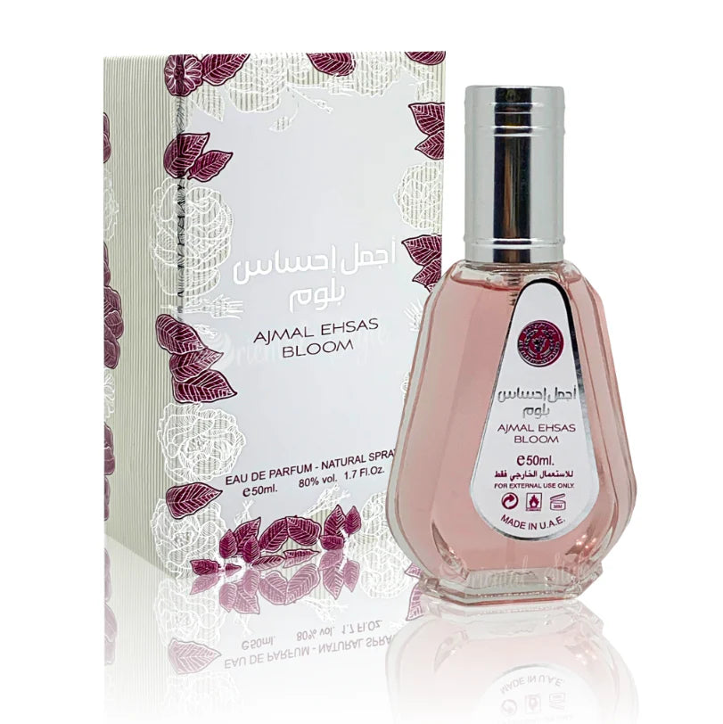 Mini Perfume árabe  Ajmal ehsas Bloom 50ml