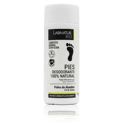 Desodorante Alumbre Polvo Pies 100g Labnatur Bio