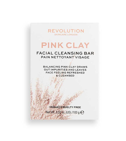 Revolution Skincare
Jabón facial sólido Pink Clay