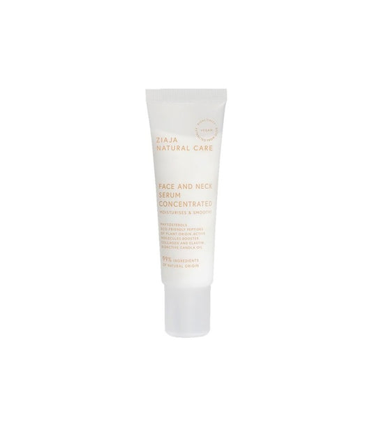 NATURAL CARE Sérum concentrado hidratante y alisante para rostro y cuello - Ziaja