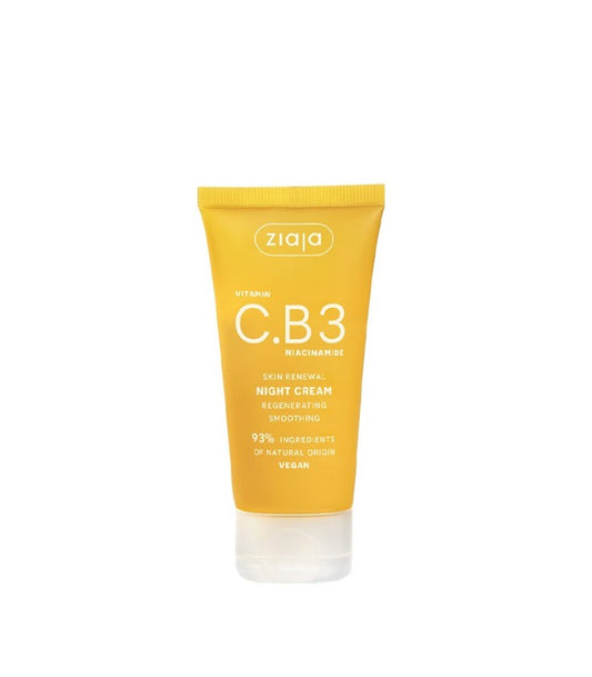 VITAMINA CB3 NIACINAMIDA Crema facial de noche regeneradora - Ziaja
