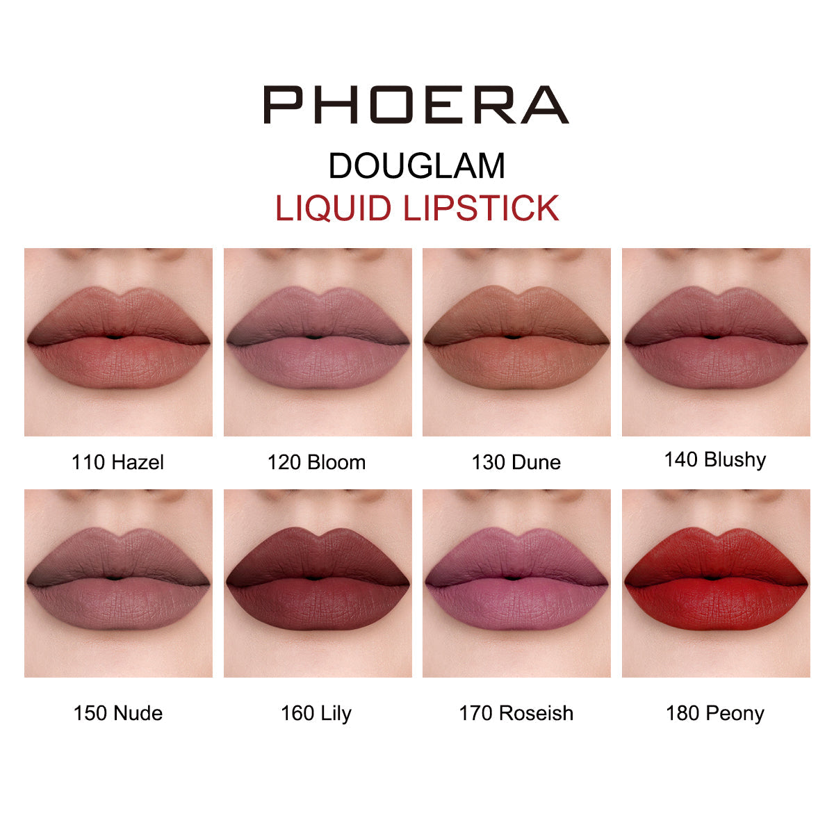 Dúo de labiales líquidos - PHOERA Rouge Ultra