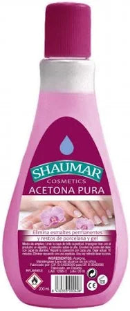 Cosmetics Acetona Pura 200 ml - Shaumar