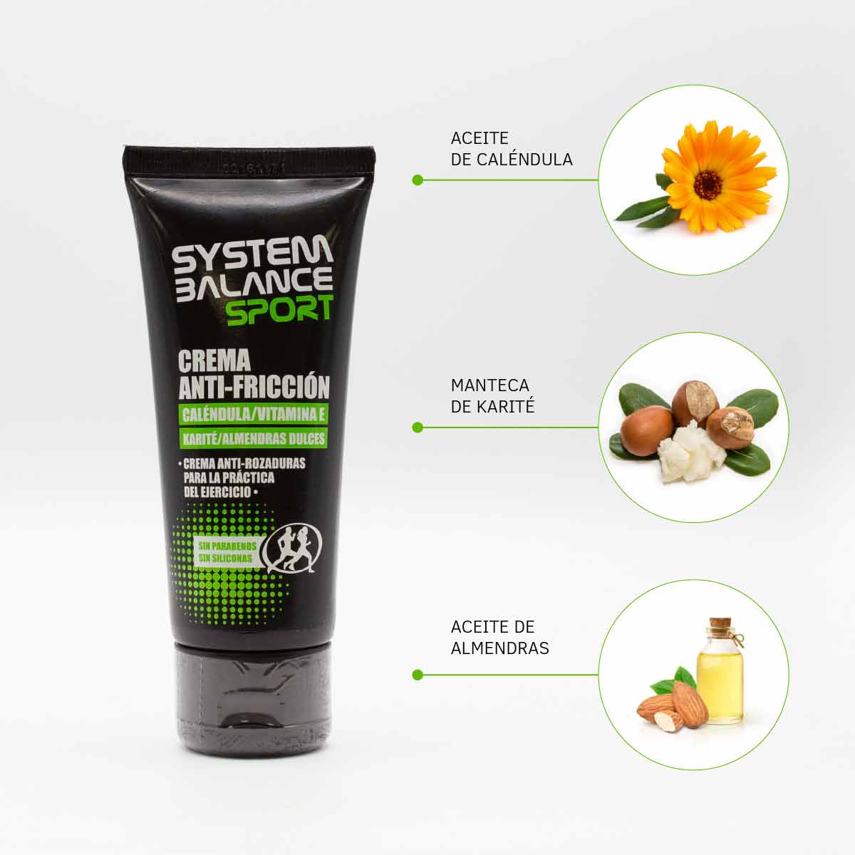 Crema Anti-Fricción 100ml System Balance Sport